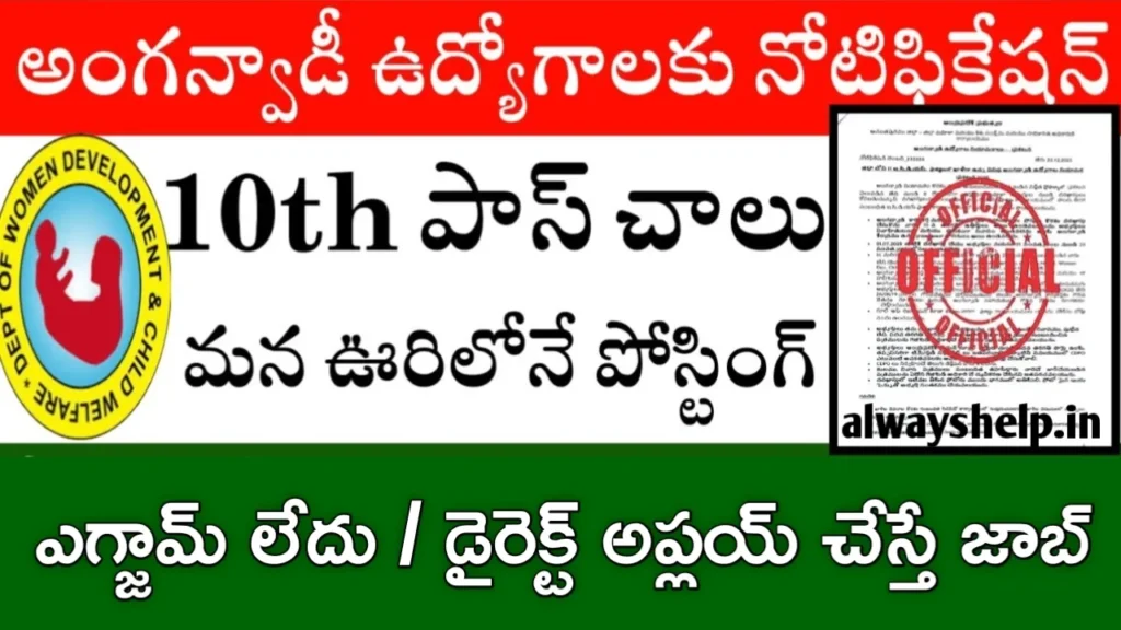 AP Anganwadi Recruitment 2025